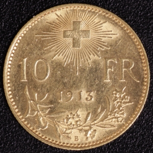 10 Fr. Vreneli 1913