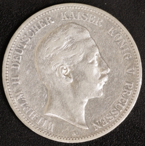 5 Mark Wilhelm II, 1896