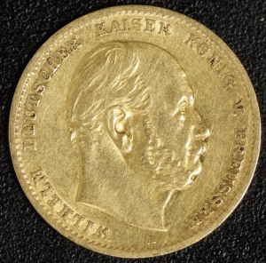 10 Mark Wilhelm I 1873 A