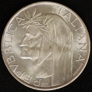 500 Lire Dante 1965
