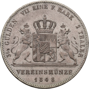 3,5 Gulden - 2 Taler 1848