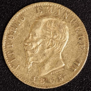 20 Lire Victor Emanuel II. 1865