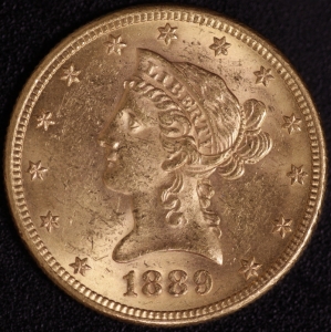 10 $ Liberty 1889-S   ss-vz