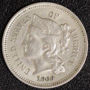 3 Cent 1869