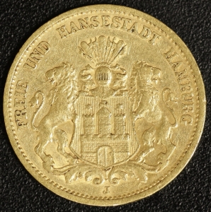20 Mark Hamburg 1878 ss