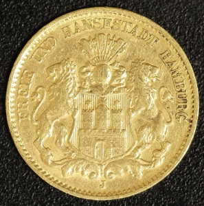 20 Mark Hamburg 1893