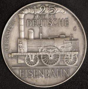 AG-Med. 1960 125 Jahre Eisenbahn