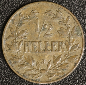 1/2 Heller 1905 J DOA