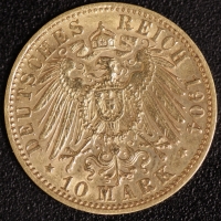 10 Mark Wilhelm II 1904