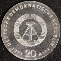 Liebknecht und Luxemburg 20 Mark 1971