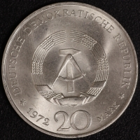 Schiller 20 Mark 1972