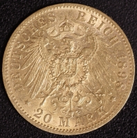 20 Mark Wilhelm II 1898