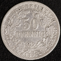 50 Pfennig 1896 A ss