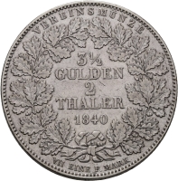 3,5 Gulden - 2 Taler 1840