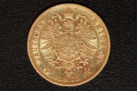 20 Mark Wilhelm I 1873 B ss