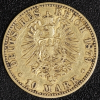 10 Mark Wilhelm I 1879 A