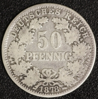 50 Pfennig 1878 E