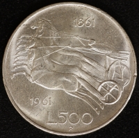 500 Lire Quadriga 1961