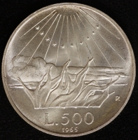 500 Lire Dante 1965