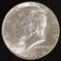 1/2 $ Kennedy 1964