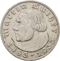 5 Mark Luther 1933 D