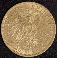 20 Mark Wilhelm II 1894