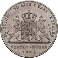 3,5 Gulden - 2 Taler 1848