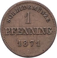 1 Pfennig 1871
