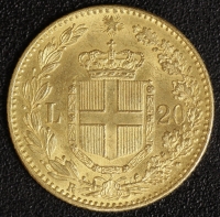 20 Lire Umberto I. 1881
