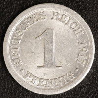 1 Pfennig 1917 F vz