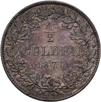 1/2 Gulden 1870