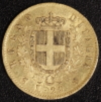 20 Lire Victor Emanuel II. 1862