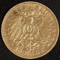 10 Mark Wilhelm II 1898 ss-vz
