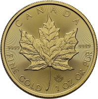 1 Unze - Kanada Maple Leaf (Gold) aktueller Jahrgang