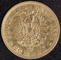 20 Mark Hamburg 1884 ss