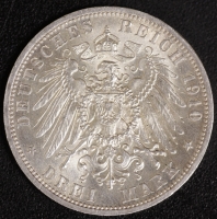 3 Mark Wilhelm II. 1910