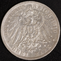3 Mark Wilhelm II 1910
