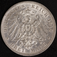 3 Mark Wilhelm II 1912