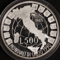 500 Lire Fuball 1989 PP