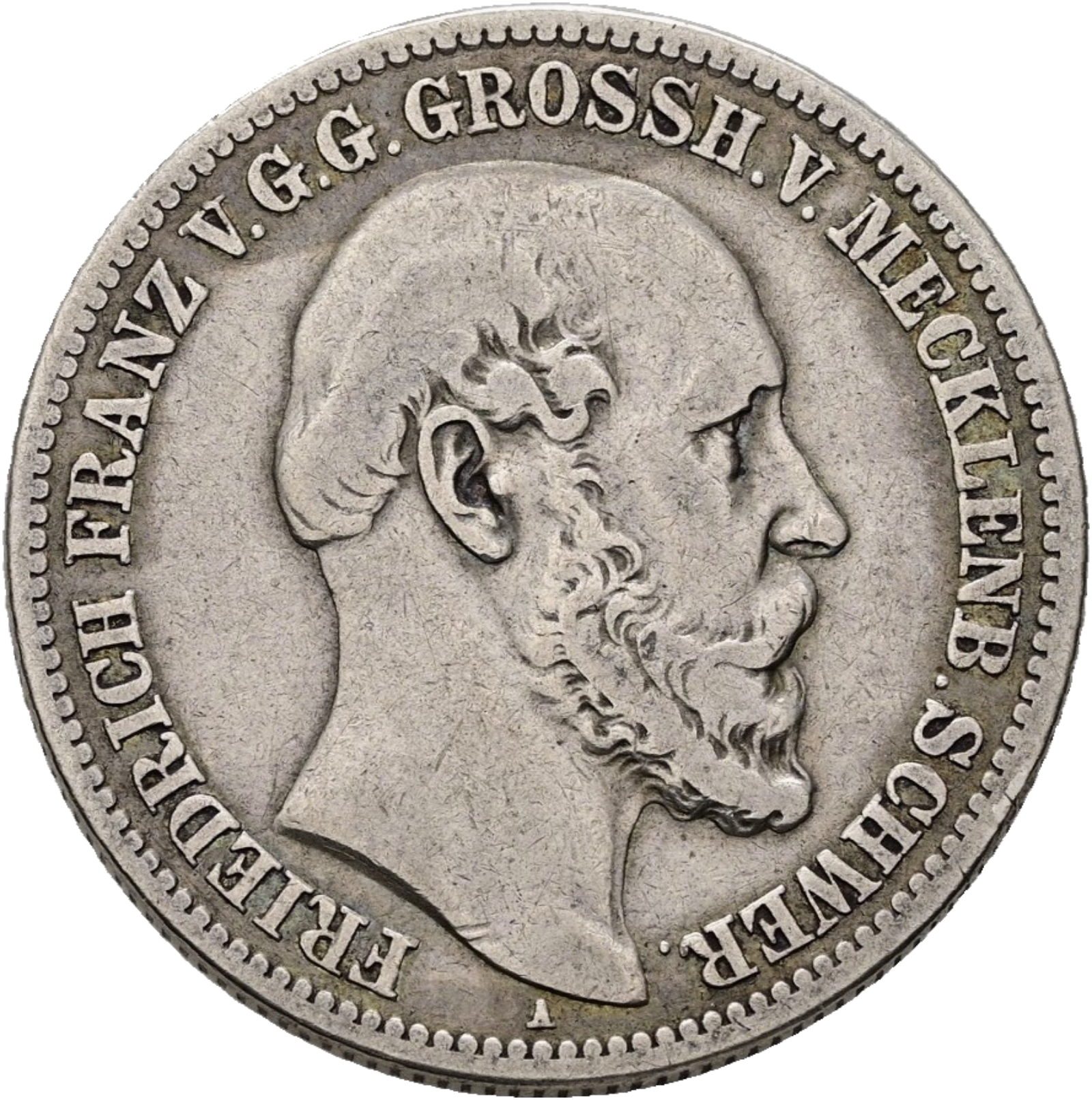 2 Mark Mecklenburg-Schwerin 1876