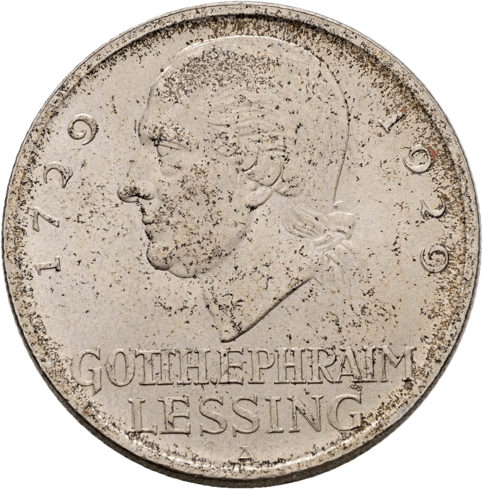 5 Reichsmark 1929 Lessing