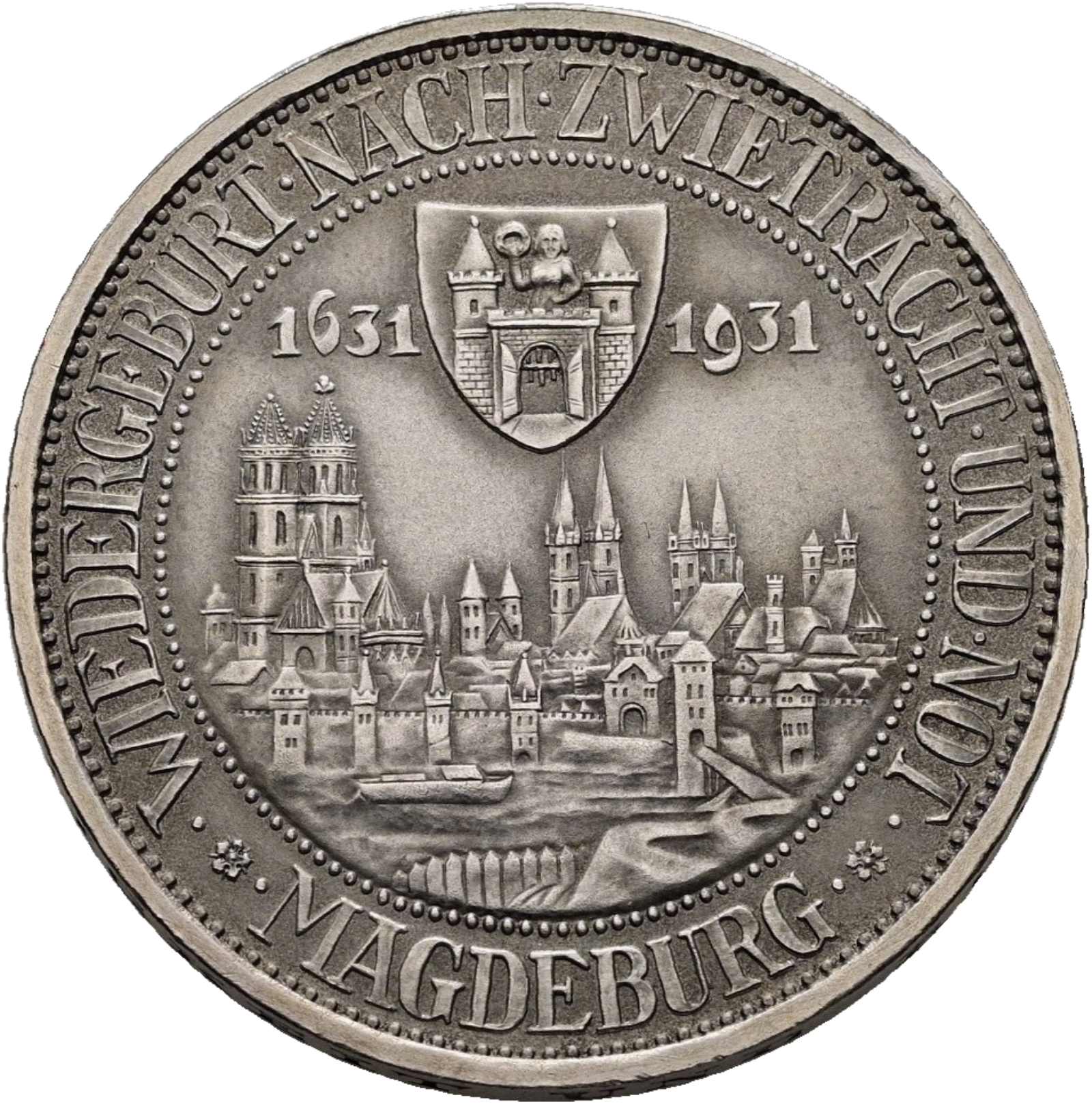 3 Reichsmark 1931 Magdeburg