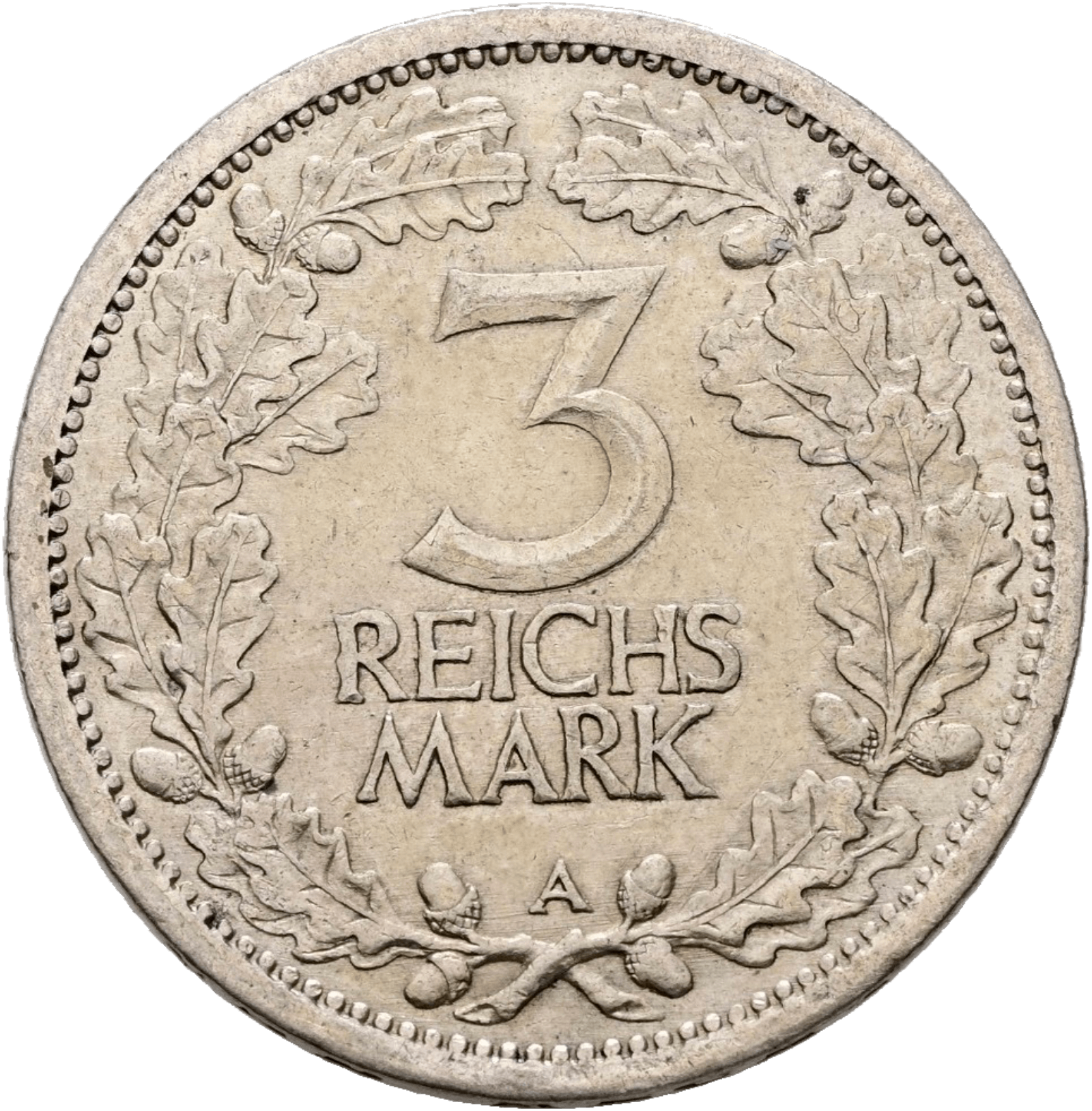 3 Reichsmark Kursmünze 1932