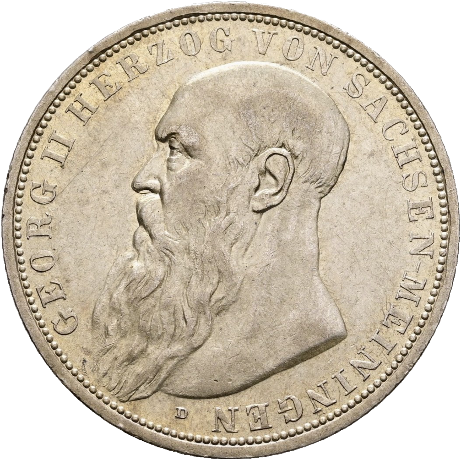 3 Mark Sachsen Meiningen 1908