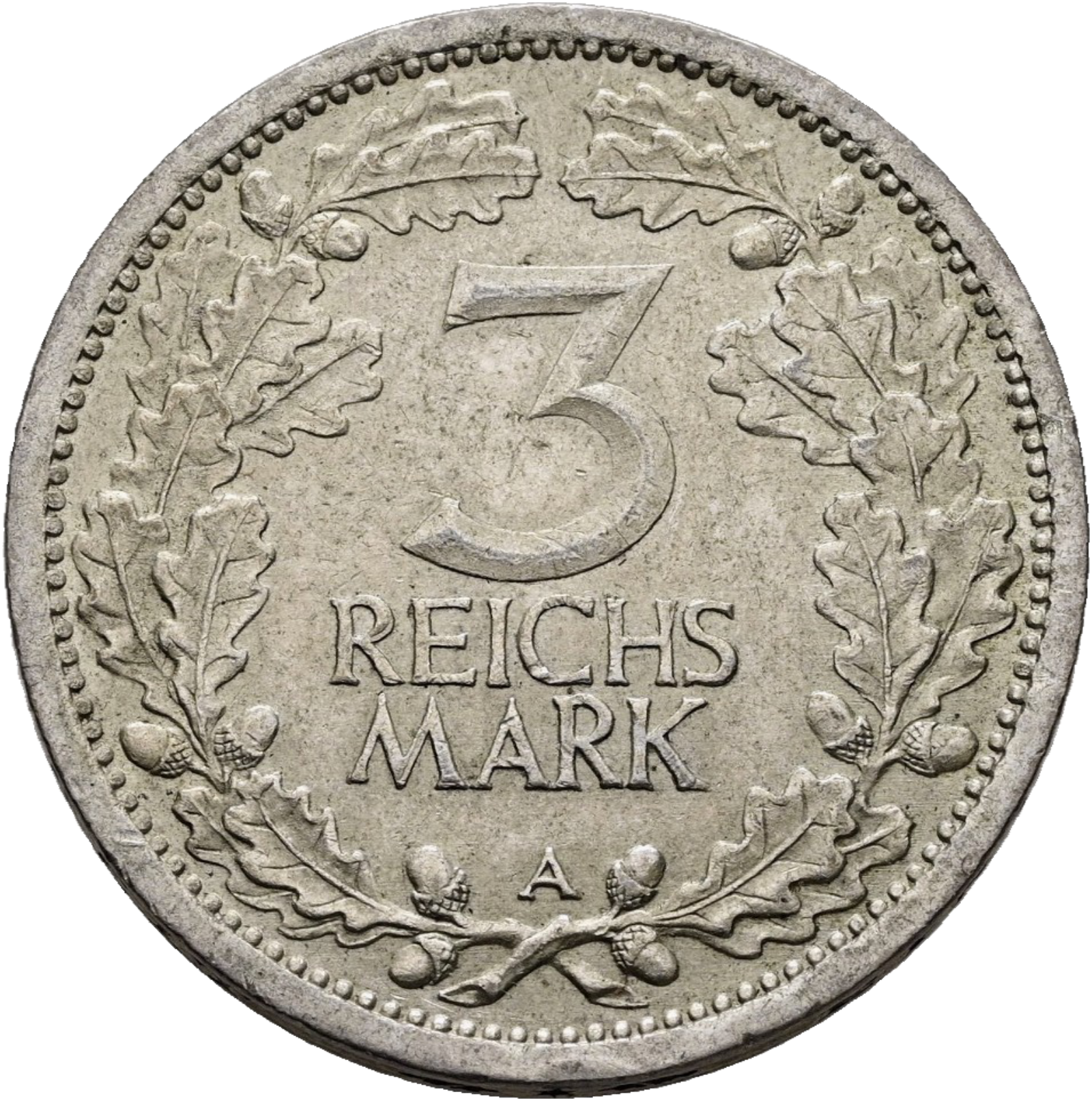 3 Reichsmark Kursmünze 1931