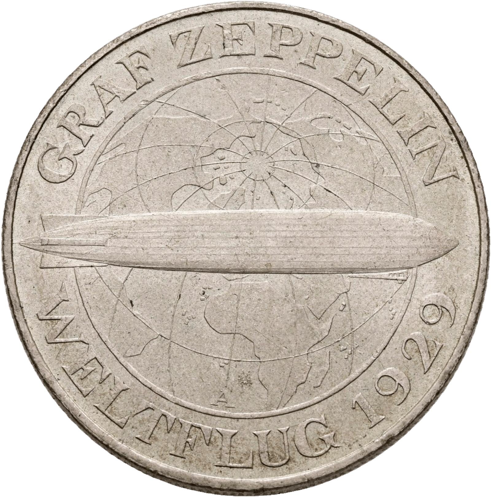 5 Reichsmark 1930 Graf Zeppelin 